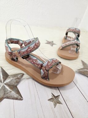 Teva Women's Original Universal Sandal Desert Mosaic Tanzine mountains sz 8 New